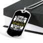 Let Your Heart Lord Christian Necklace Stainless Steel or 18k Gold Dog Tag 24" Chain-Express Your Love Gifts