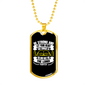 Let Your Heart Lord Christian Necklace Stainless Steel or 18k Gold Dog Tag 24" Chain-Express Your Love Gifts