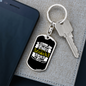 Let Your Heart Lord Psalm 31:34 Keychain Stainless Steel or 18k Gold Dog Tag Keyring-Express Your Love Gifts