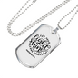 Let Your Light Shine Christian Necklace Stainless Steel or 18k Gold Dog Tag 24" Chain-Express Your Love Gifts