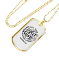 Let Your Light Shine Christian Necklace Stainless Steel or 18k Gold Dog Tag 24" Chain-Express Your Love Gifts