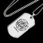 Let Your Light Shine Christian Necklace Stainless Steel or 18k Gold Dog Tag 24" Chain-Express Your Love Gifts