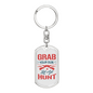 Lets Get Hunt Hunter'S Keychain Gift Stainless Steel or 18k Gold Dog Tag Keyring-Express Your Love Gifts