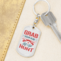 Lets Get Hunt Hunter'S Keychain Gift Stainless Steel or 18k Gold Dog Tag Keyring-Express Your Love Gifts
