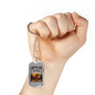 Lets Go Hunting Enjoy Living Hunting Necklace Stainless Steel or 18k Gold Dog Tag 24"-Express Your Love Gifts