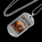 Lets Go Hunting Enjoy Living Hunting Necklace Stainless Steel or 18k Gold Dog Tag 24"-Express Your Love Gifts