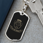 Lets Go To The Jungle Hunter'S Keychain Gift Stainless Steel or 18k Gold Dog Tag Keyring-Express Your Love Gifts