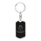 Lets Go To The Jungle Hunter'S Keychain Gift Stainless Steel or 18k Gold Dog Tag Keyring-Express Your Love Gifts