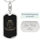 Lets Go To The Jungle Hunter'S Keychain Gift Stainless Steel or 18k Gold Dog Tag Keyring-Express Your Love Gifts