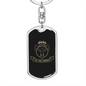 Lets Go To The Jungle Hunter'S Keychain Gift Stainless Steel or 18k Gold Dog Tag Keyring-Express Your Love Gifts