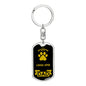 Lhasa Apso Keychain Stainless Steel or 18k Gold-Express Your Love Gifts