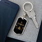 Libra Dog Tag Pendant Keychain Stainless Steel or 18k Gold-Express Your Love Gifts