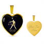 Libra Horoscope Zodiac Necklace Stainless Steel or 18k Gold Heart 18-22-Express Your Love Gifts