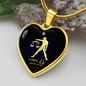 Libra Horoscope Zodiac Necklace Stainless Steel or 18k Gold Heart 18-22-Express Your Love Gifts