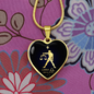 Libra Horoscope Zodiac Necklace Stainless Steel or 18k Gold Heart 18-22-Express Your Love Gifts