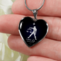 Libra Horoscope Zodiac Necklace Stainless Steel or 18k Gold Heart 18-22-Express Your Love Gifts