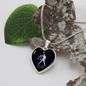 Libra Horoscope Zodiac Necklace Stainless Steel or 18k Gold Heart 18-22-Express Your Love Gifts