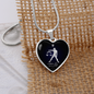 Libra Horoscope Zodiac Necklace Stainless Steel or 18k Gold Heart 18-22-Express Your Love Gifts