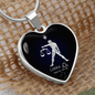 Libra Horoscope Zodiac Necklace Stainless Steel or 18k Gold Heart 18-22-Express Your Love Gifts
