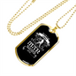 Libra Man Zodiac Necklace Stainless Steel or 18k Gold Dog Tag 24" Chain-Express Your Love Gifts