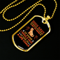 Life Coach Dog Necklace Stainless Steel or 18k Gold Dog Tag 24" Chain-Express Your Love Gifts