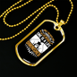 Life Diminished Without Dog Necklace Stainless Steel or 18k Gold Dog Tag 24" Chain-Express Your Love Gifts