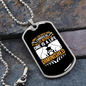 Life Diminished Without Dog Necklace Stainless Steel or 18k Gold Dog Tag 24" Chain-Express Your Love Gifts