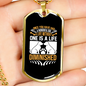 Life Diminished Without Dog Necklace Stainless Steel or 18k Gold Dog Tag 24" Chain-Express Your Love Gifts