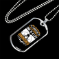 Life Diminished Without Dog Necklace Stainless Steel or 18k Gold Dog Tag 24" Chain-Express Your Love Gifts
