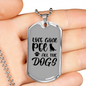 Life Goal Necklace Stainless Steel or 18k Gold Dog Tag 24" Chain-Express Your Love Gifts