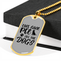 Life Goal Necklace Stainless Steel or 18k Gold Dog Tag 24" Chain-Express Your Love Gifts