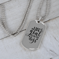 Life Goal Pet All Dogs Plain Necklace Stainless Steel or 18k Gold Dog Tag 24" Chain-Express Your Love Gifts