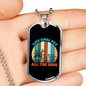 Life Goal Pet Necklace Stainless Steel or 18k Gold Dog Tag 24" Chain-Express Your Love Gifts