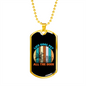 Life Goal Pet Necklace Stainless Steel or 18k Gold Dog Tag 24" Chain-Express Your Love Gifts