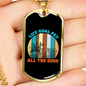 Life Goal Pet Necklace Stainless Steel or 18k Gold Dog Tag 24" Chain-Express Your Love Gifts