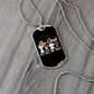Life Goal Pets Puppies Necklace Stainless Steel or 18k Gold Dog Tag 24" Chain-Express Your Love Gifts