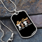 Life Goal Pets Puppies Necklace Stainless Steel or 18k Gold Dog Tag 24" Chain-Express Your Love Gifts