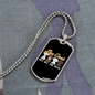 Life Goal Pets Puppies Necklace Stainless Steel or 18k Gold Dog Tag 24" Chain-Express Your Love Gifts