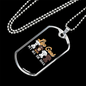 Life Goal Pets Puppies Necklace Stainless Steel or 18k Gold Dog Tag 24" Chain-Express Your Love Gifts