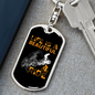 Life Is A Beautiful Ride Biker Keychain Stainless Steel or 18k Gold Dog Tag Keyring-Express Your Love Gifts