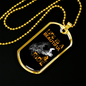 Life Is A Beautiful Ride Biker Necklace Stainless Steel or 18k Gold Dog Tag 24"-Express Your Love Gifts