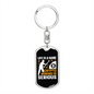 Life is a Game Crypto Keychain Stainless Steel or 18k Gold Dog Tag Keyring-Express Your Love Gifts