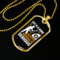 Life is a Game Crypto Necklace Stainless Steel or 18k Gold Dog Tag 24" Chain-Express Your Love Gifts