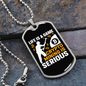 Life is a Game Crypto Necklace Stainless Steel or 18k Gold Dog Tag 24" Chain-Express Your Love Gifts