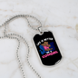 Life is Better as a Cowgirl Horse Necklace Stainless Steel or 18k Gold Dog Tag 24" Chain-Express Your Love Gifts