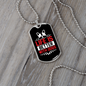 Life is Better With a Dog Red Necklace Stainless Steel or 18k Gold Dog Tag 24" Chain-Express Your Love Gifts