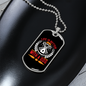 Life is Better With a Dog White Red Necklace Stainless Steel or 18k Gold Dog Tag 24" Chain-Express Your Love Gifts