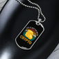 Life is Better With Crypto Crypto Necklace Stainless Steel or 18k Gold Dog Tag 24" Chain-Express Your Love Gifts