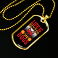 Life is Better With Dogs Head Necklace Stainless Steel or 18k Gold Dog Tag 24" Chain-Express Your Love Gifts