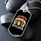 Life is Better With Dogs Necklace Stainless Steel or 18k Gold Dog Tag 24" Chain-Express Your Love Gifts